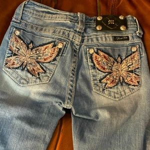 Girls Miss Me Capri Jeans Size 10